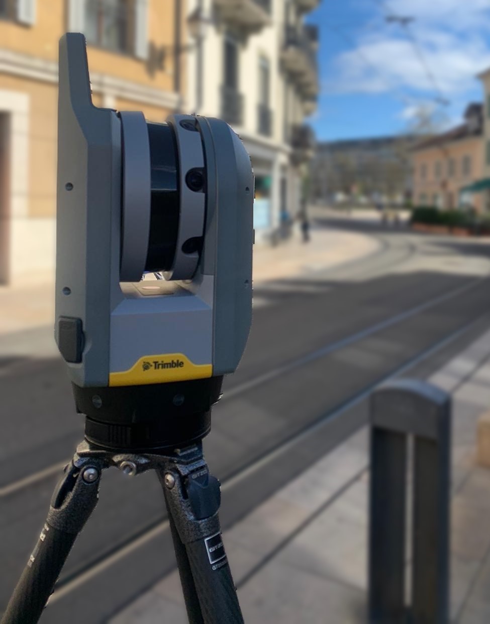 trimble 1 utilisé pour la numérisation des bâtiments